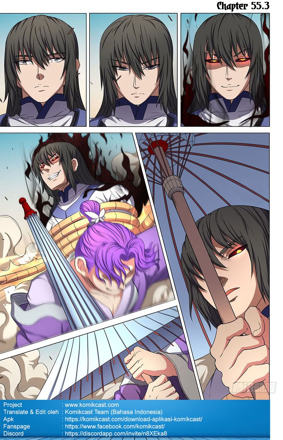 God of Martial Arts Chapter 168 Bahasa Indonesia